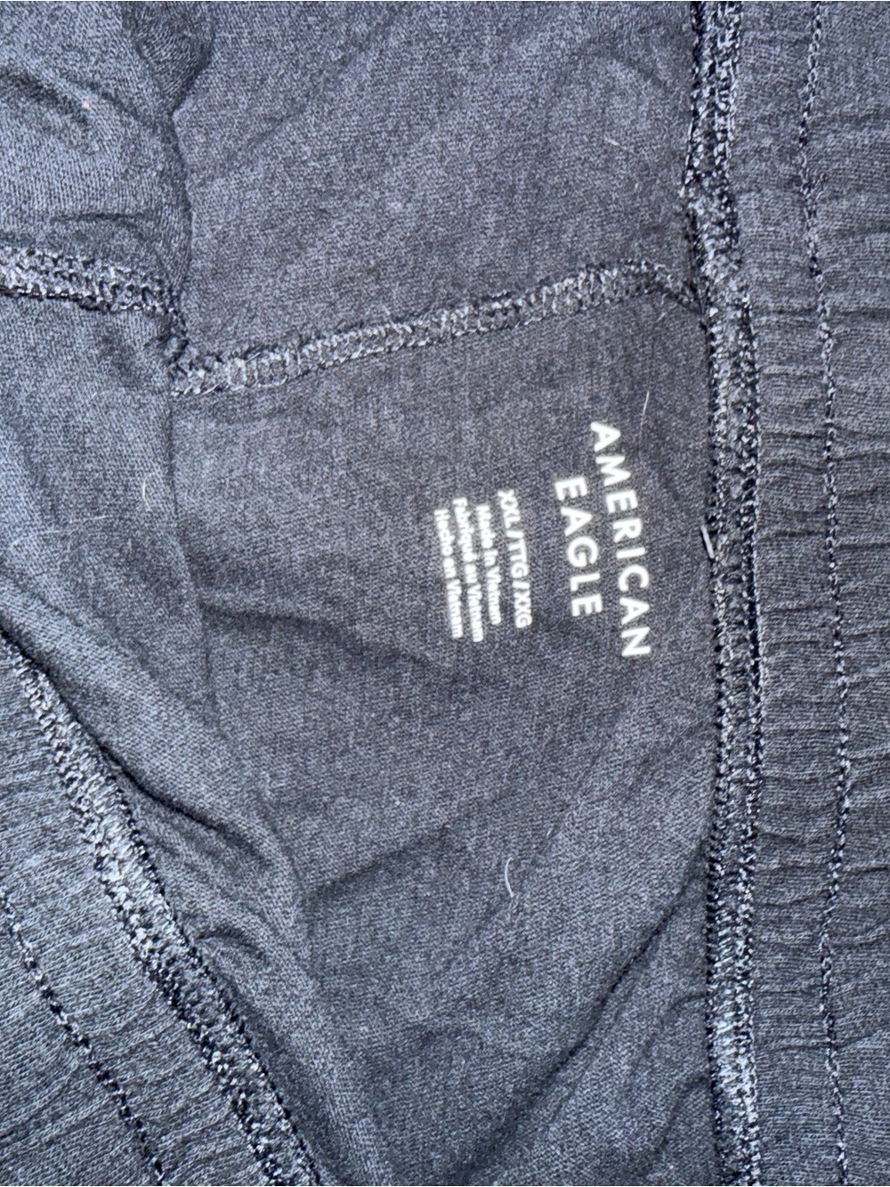 American Eagle Outfitters Black High Waist Lace Trim Shorts - Picture 2 of 2